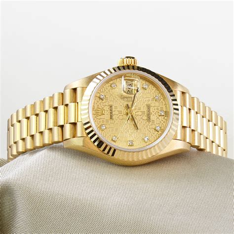 rolex oyster perpetual datejust gold plated|rolex datejust yellow gold price.